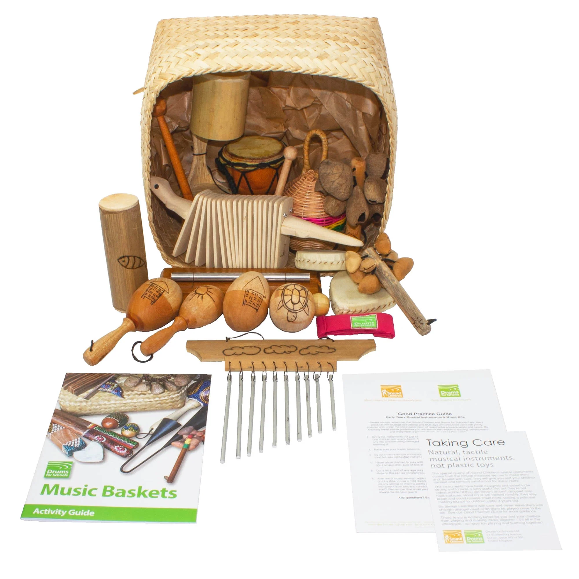 Little Hands Percussion Basket - 15 Instruments - Image 3