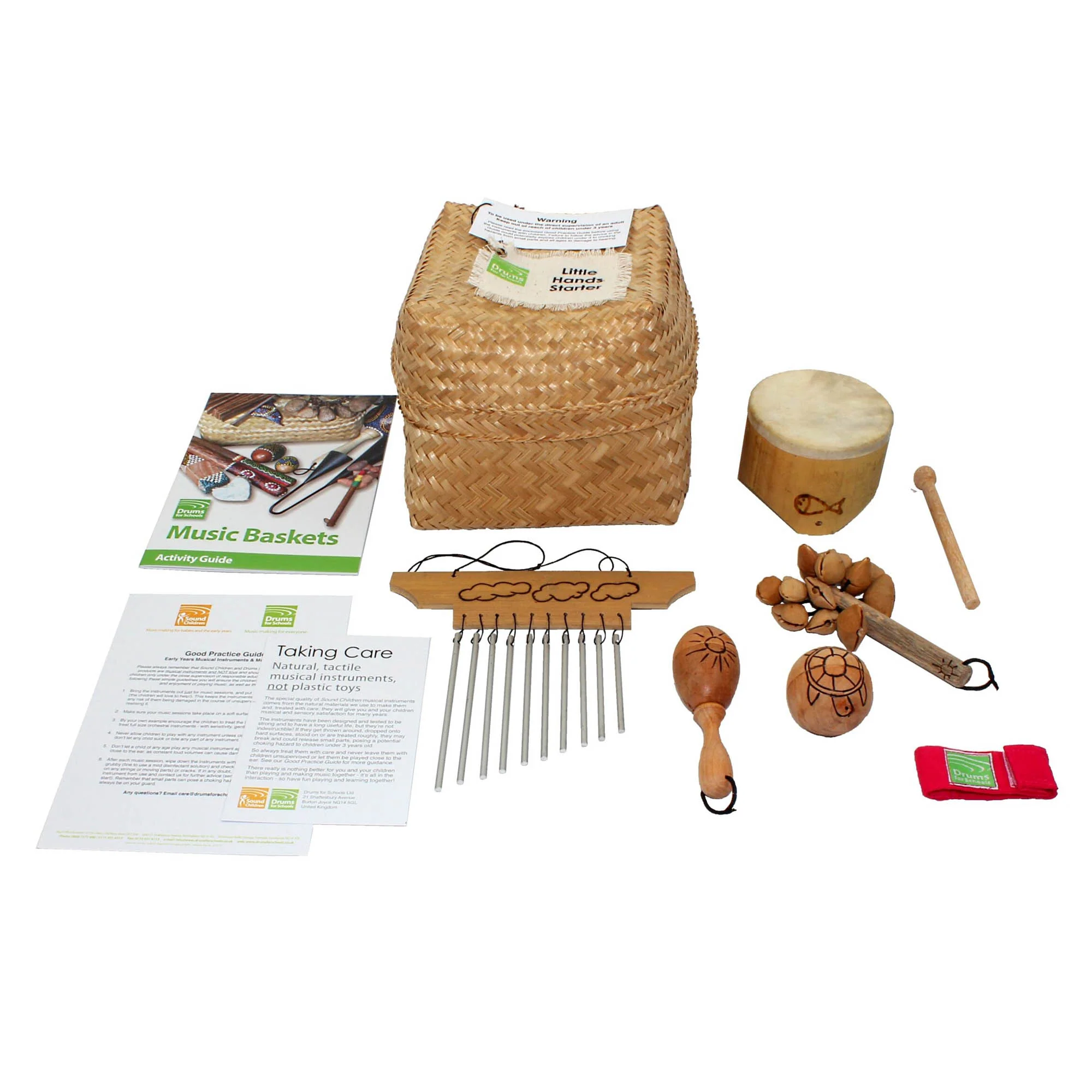 Little Hands Starter Percussion Basket - 5 Instruments - Image 2