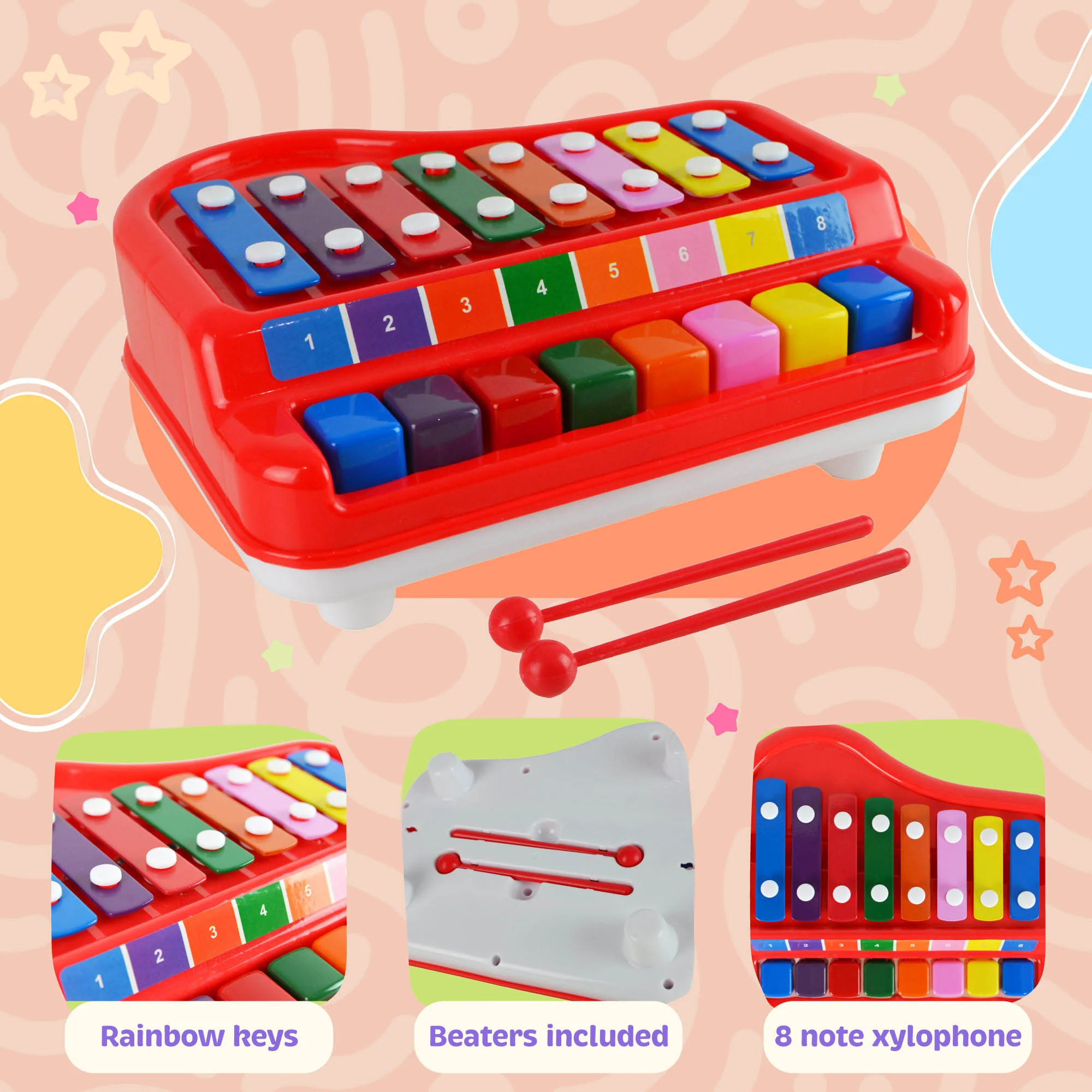 Little Star Easy Play Xylophone Piano - Image 2