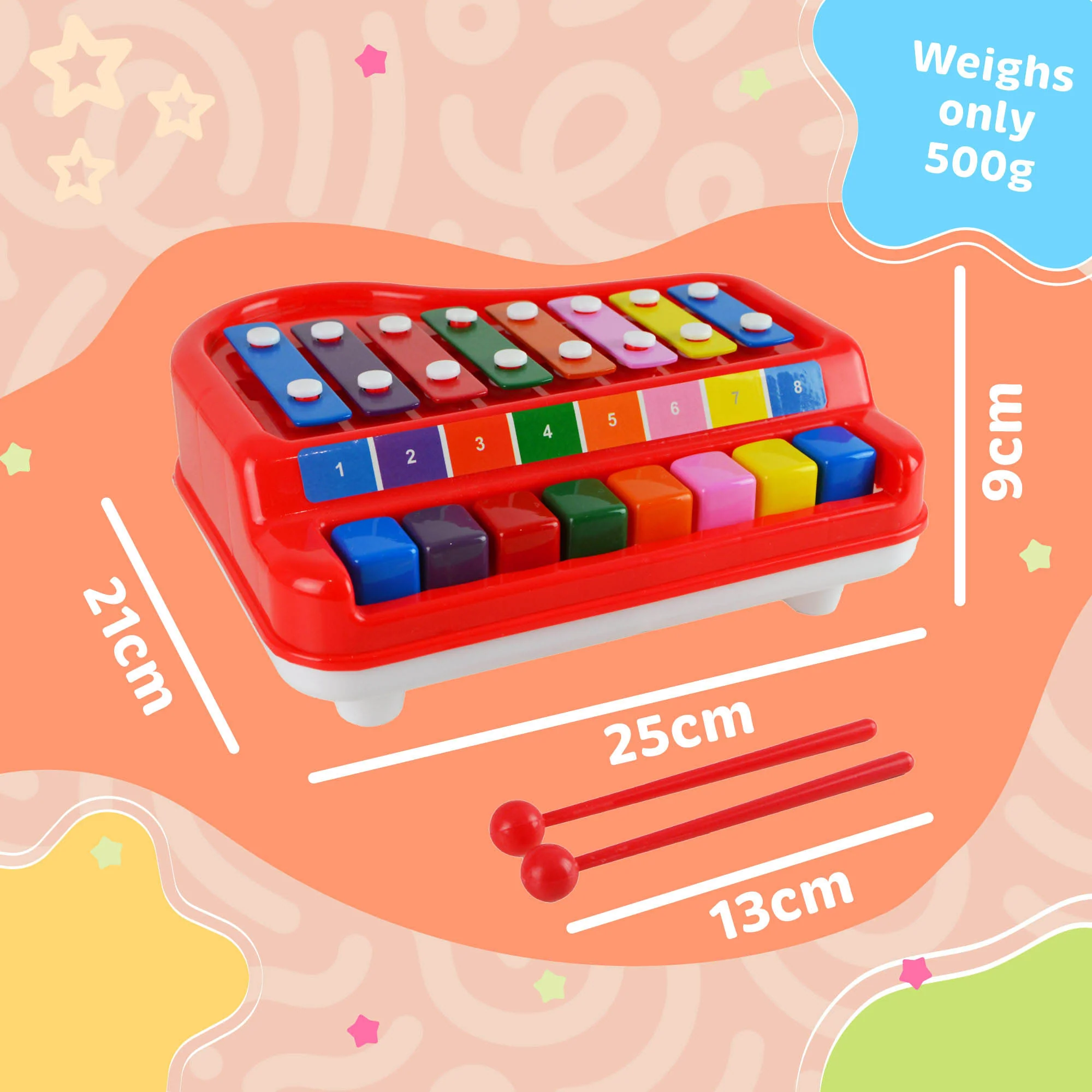 Little Star Easy Play Xylophone Piano - Image 4