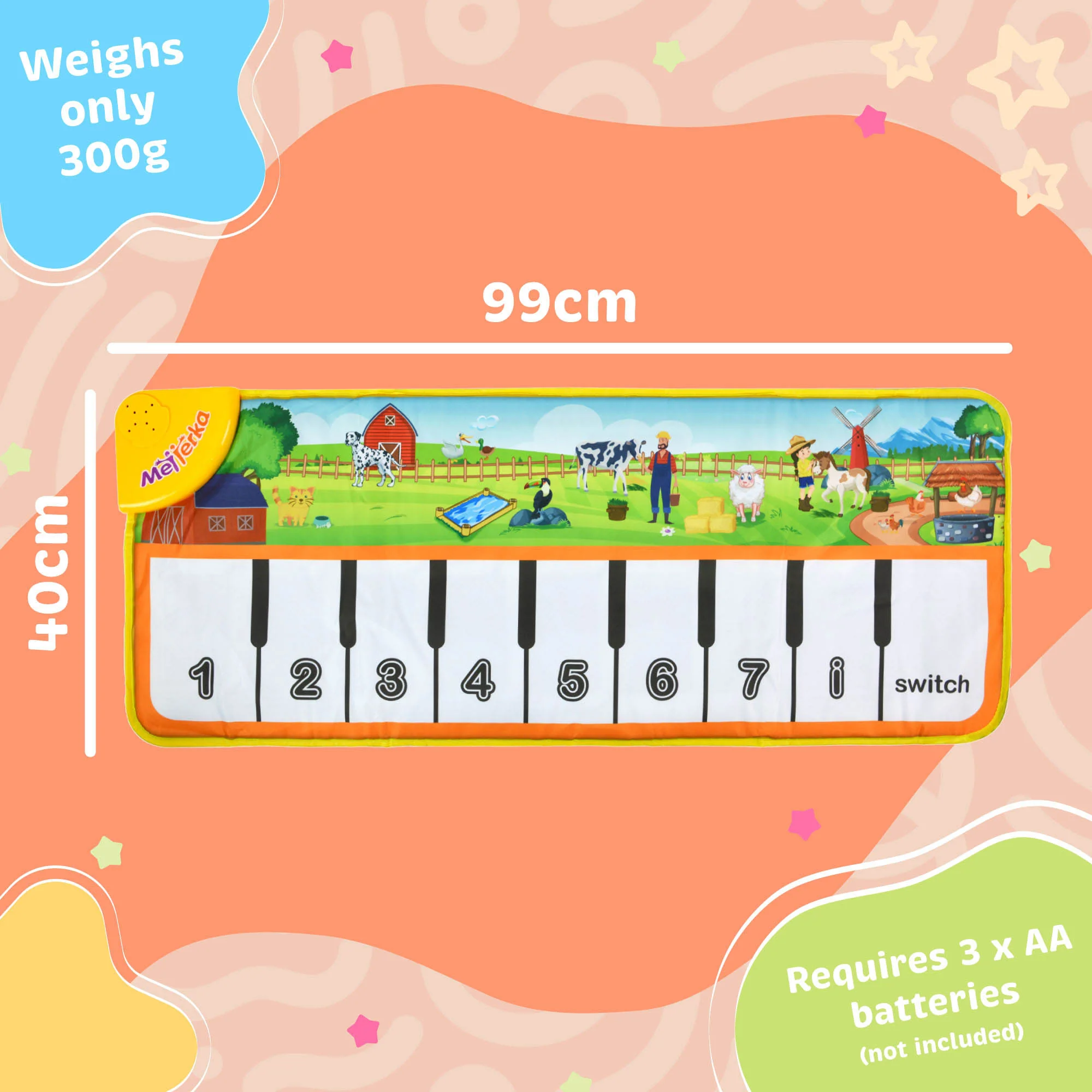Little Star Piano Farm Mat - Image 4