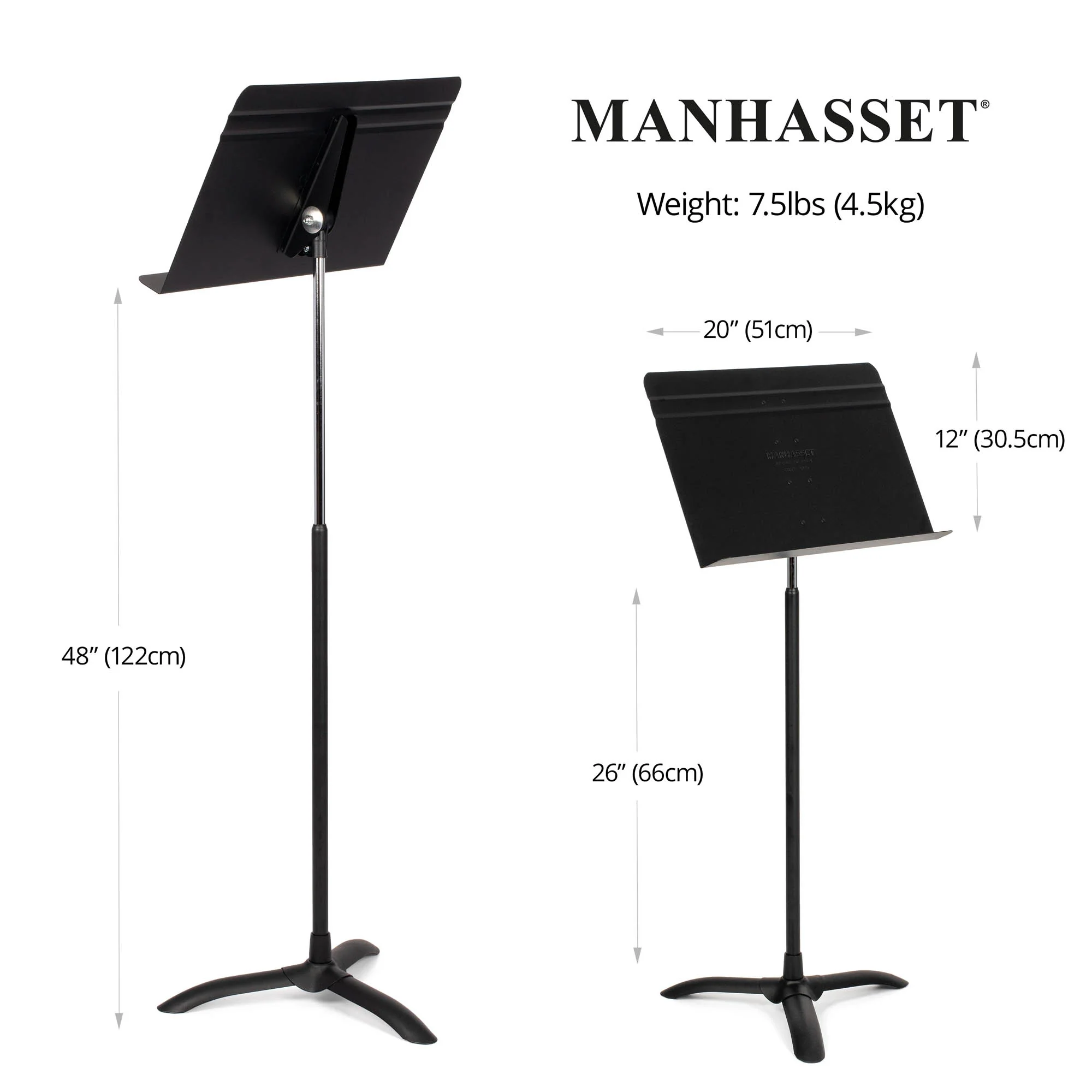 Manhasset Symphony Music Stand - Black - Image 3
