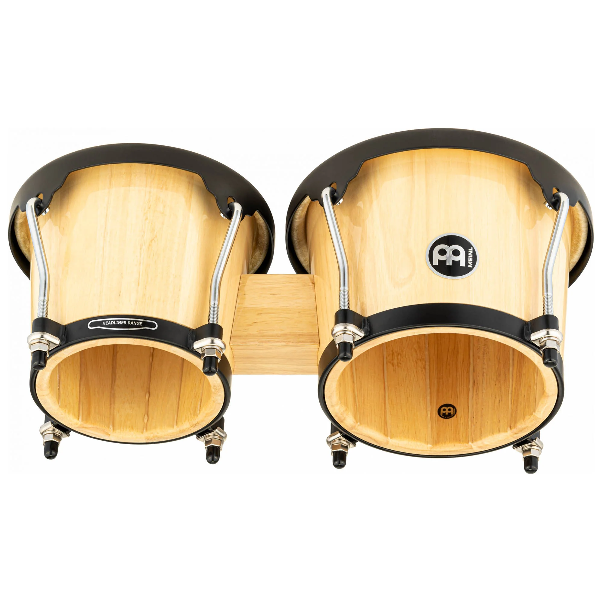 MEINL Headliner Series Wood Bongo 6.75 inch & 8 inch - Natural - Image 4