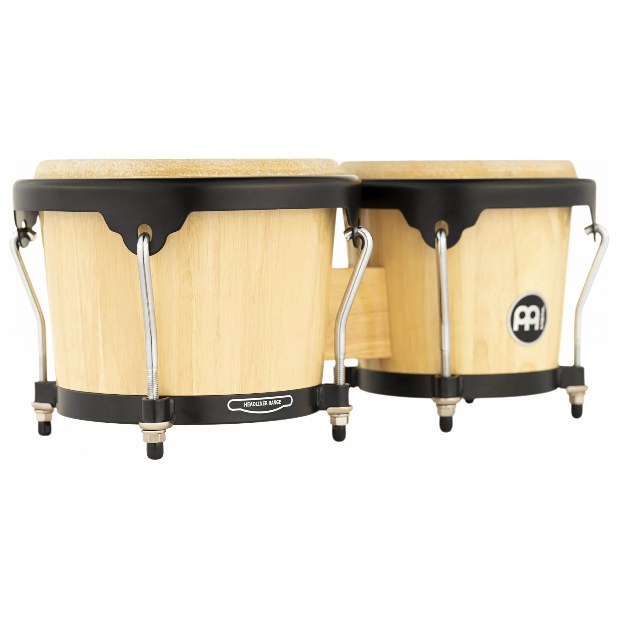 MEINL Headliner Series Wood Bongo 6.75 inch & 8 inch - Natural - Image 5