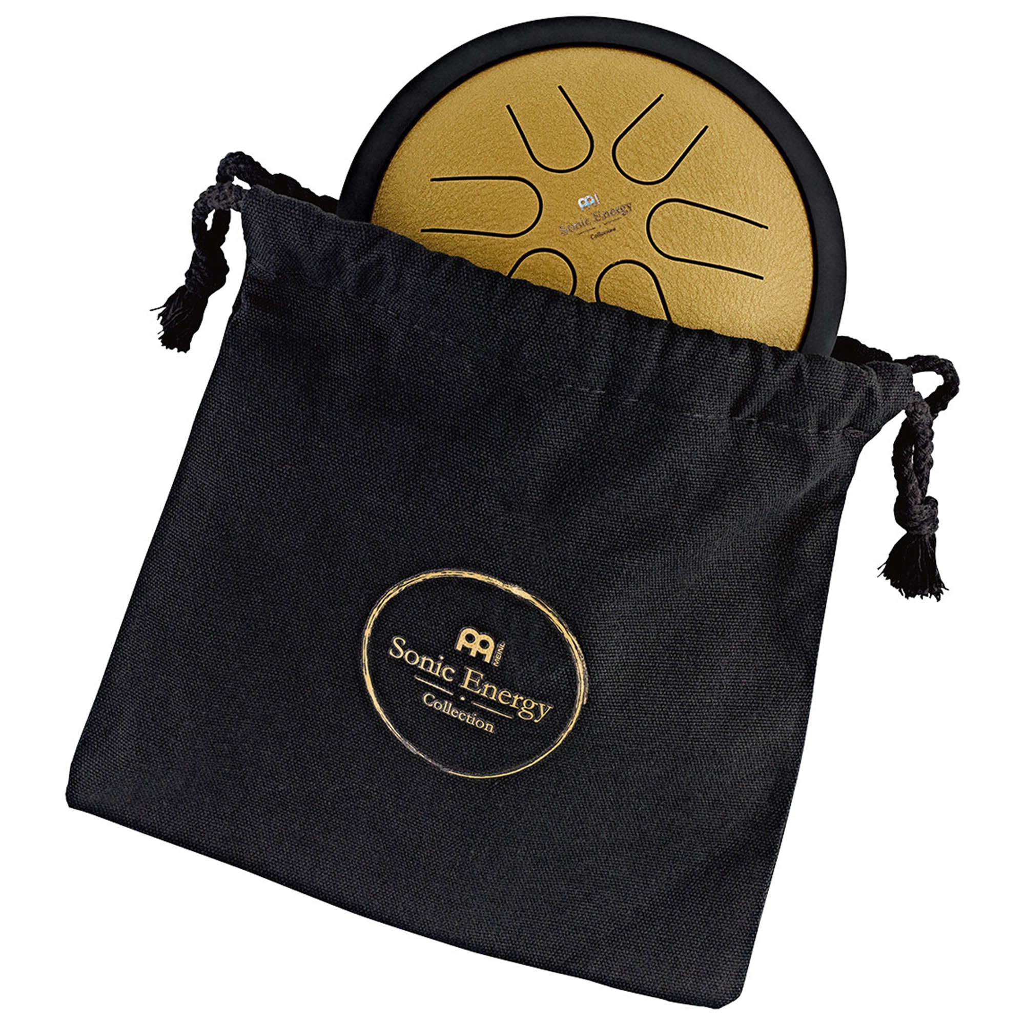 Meinl Sonic Energy 6 inch Mini Steel Tongue Drum in B Major - Gold - Image 6