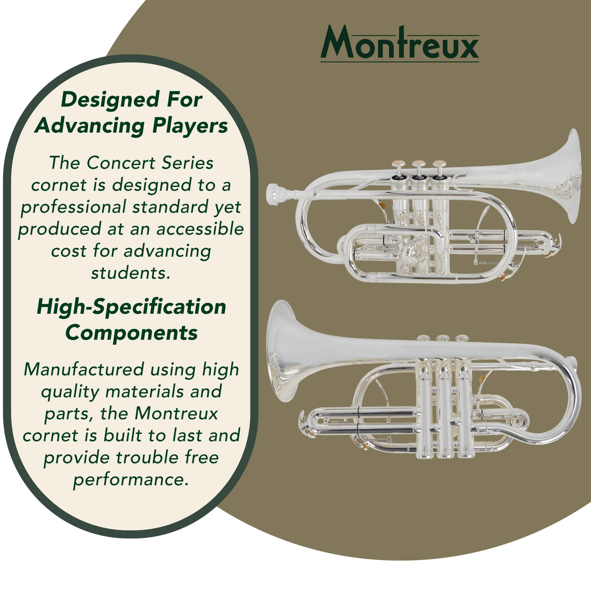 Montreux Concert Series Bb Cornet - Image 3
