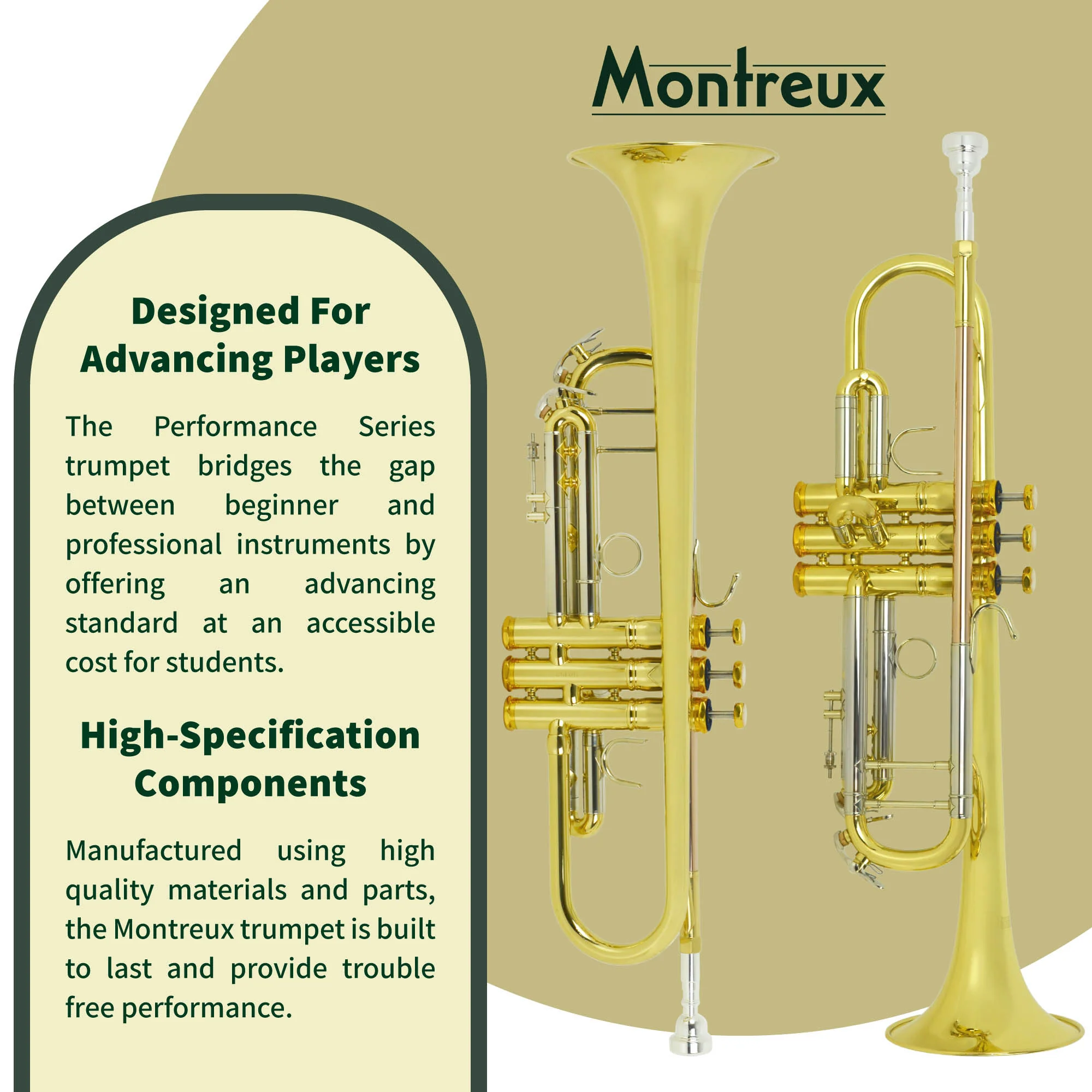 Montreux Performance Series Trumpet - Image 3