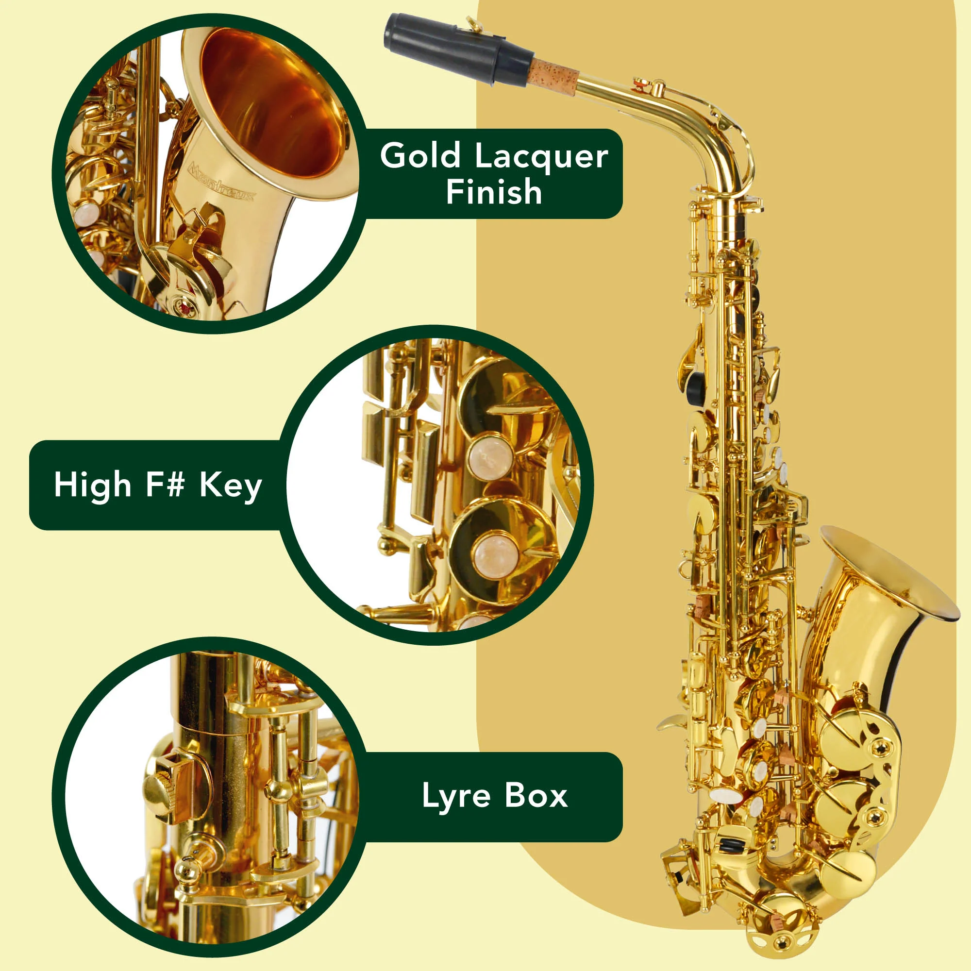 Montreux Student Alto Saxophone - Image 4