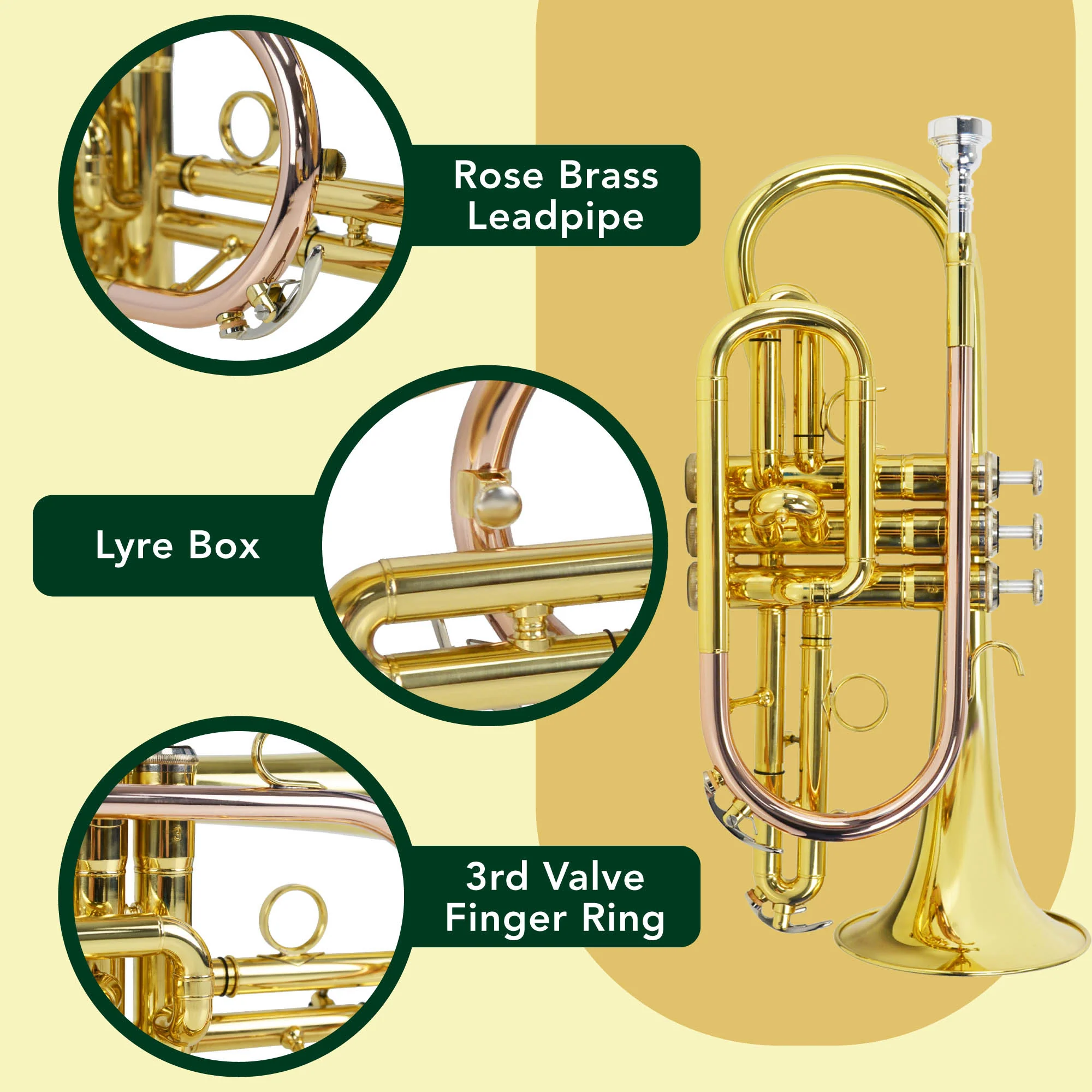 Montreux Student Bb Cornet - Image 4