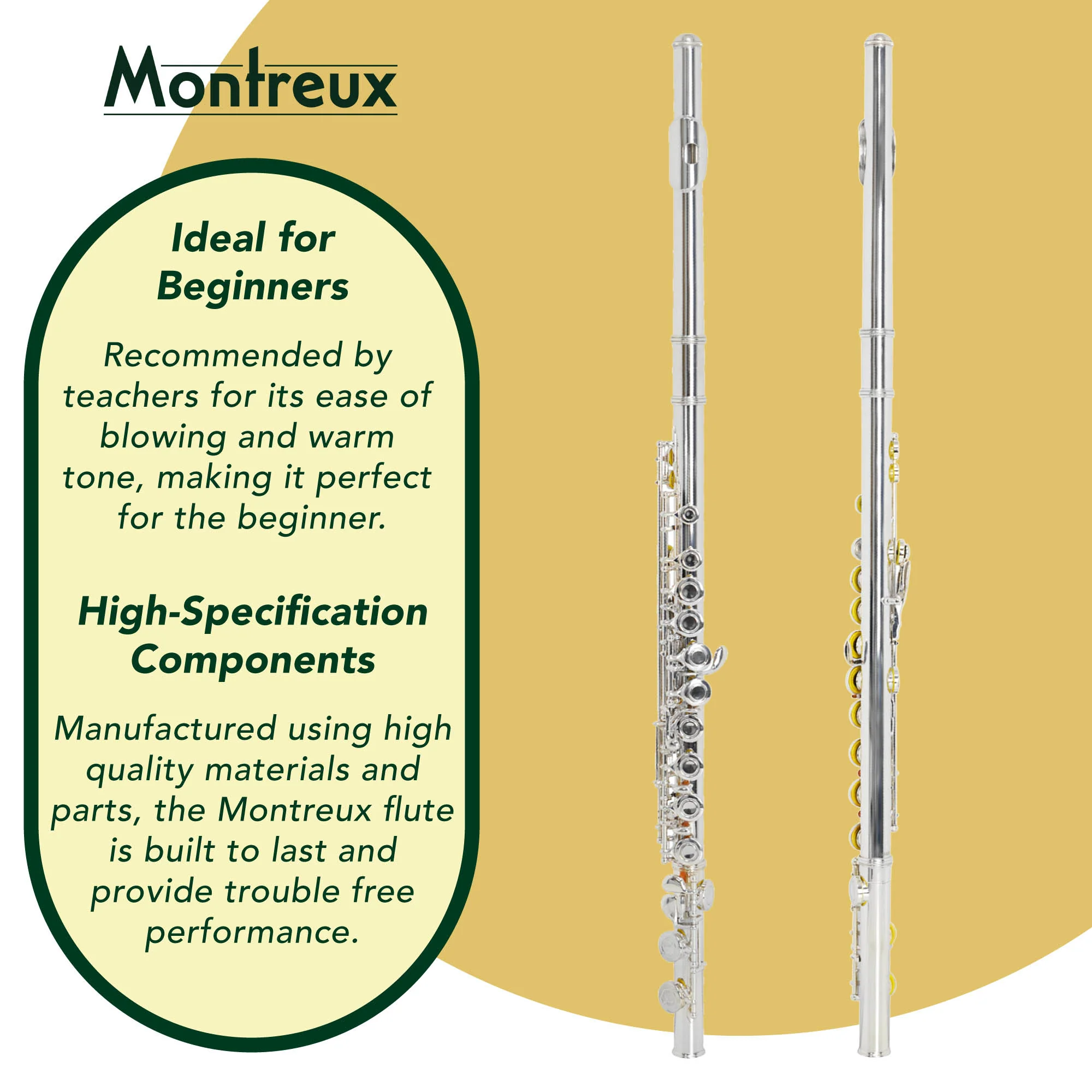 Montreux Student Flute - Image 3