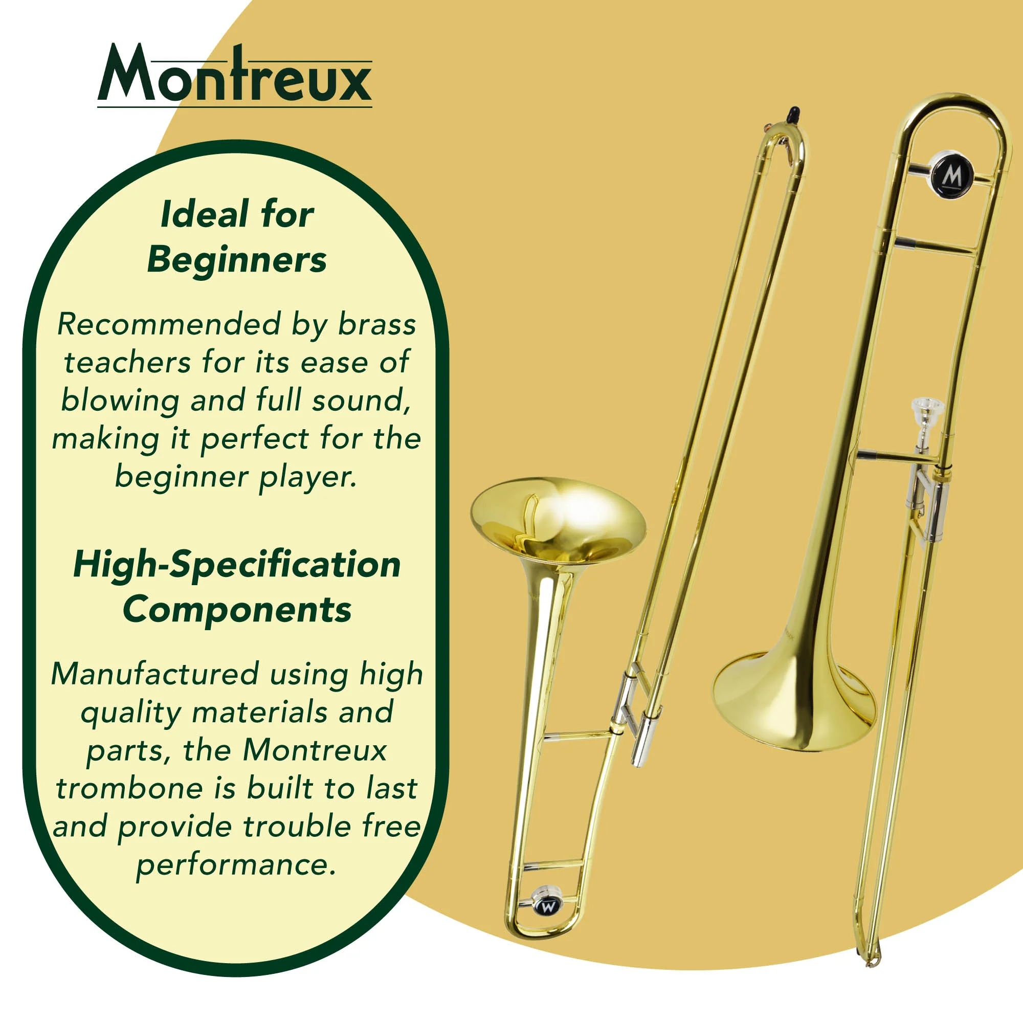 Montreux Student Bb Trombone - Image 3
