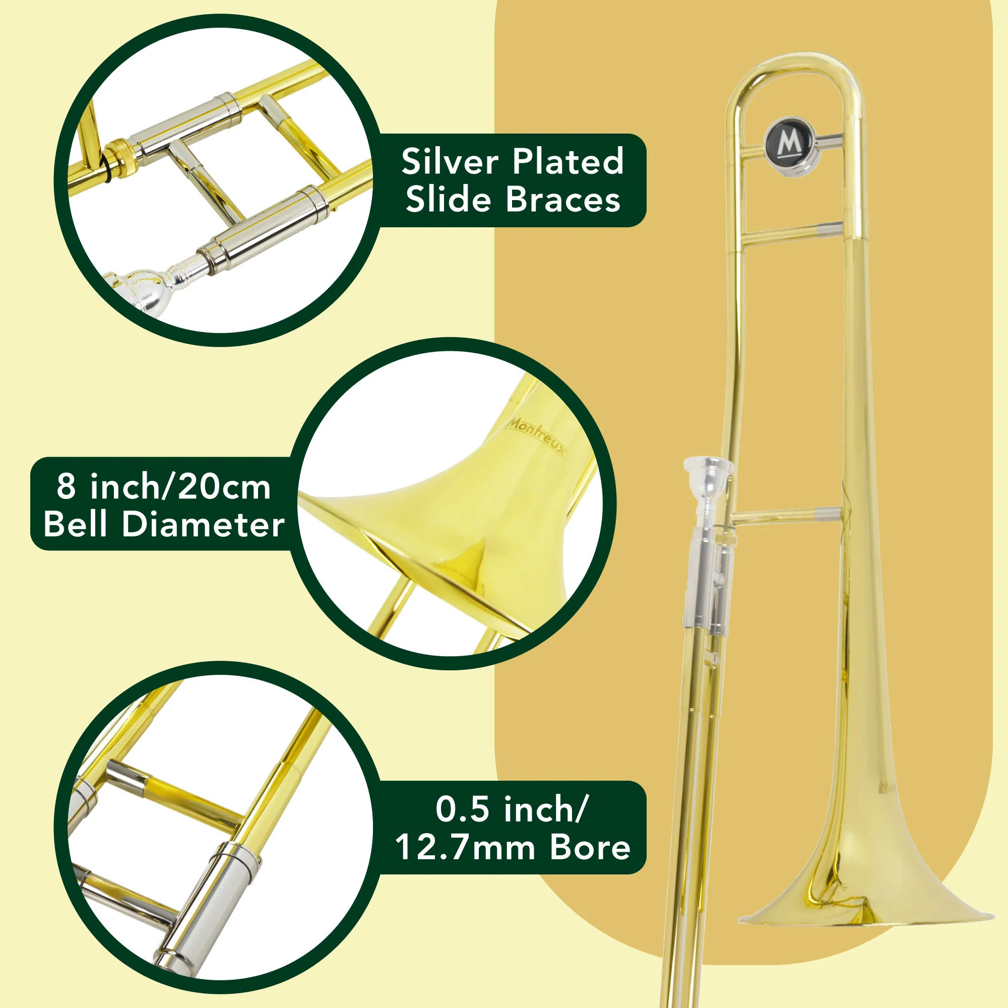 Montreux Student Bb Trombone - Image 4