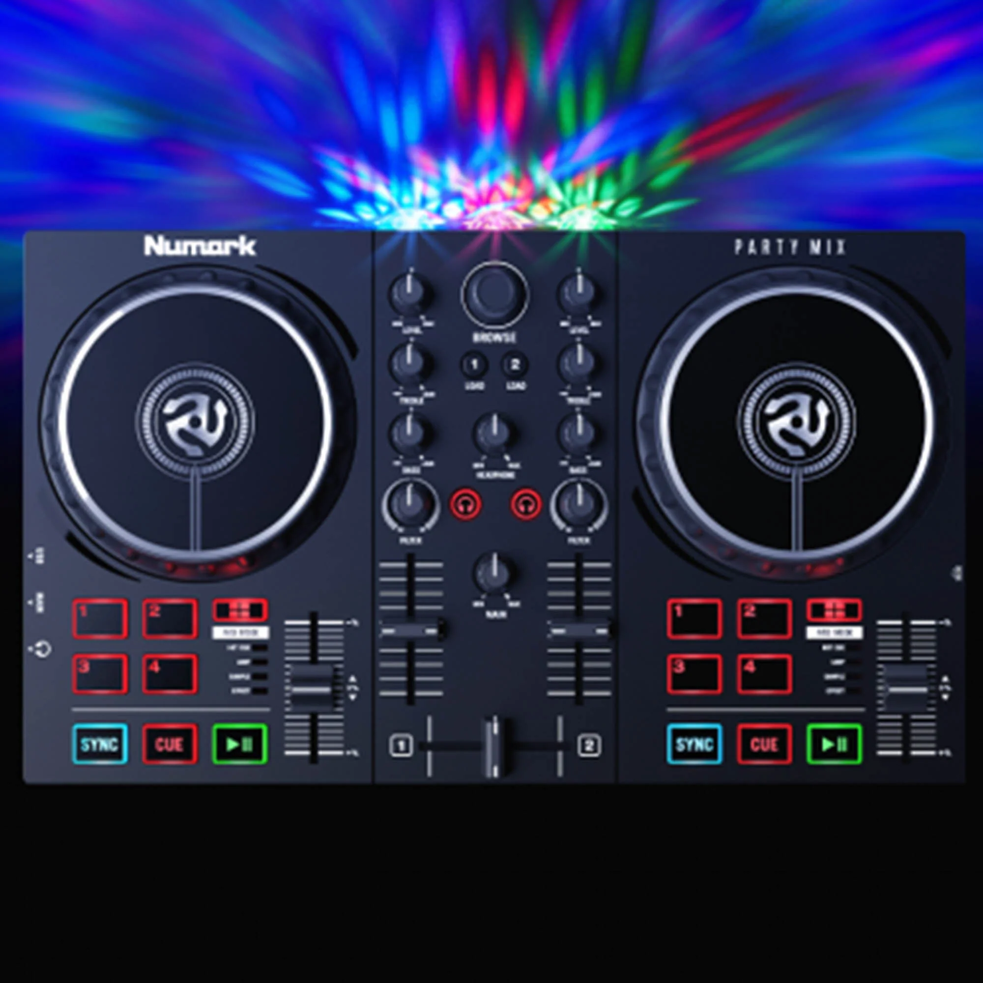 Numark Party Mix II 2-Channel DJ Controller - Image 3