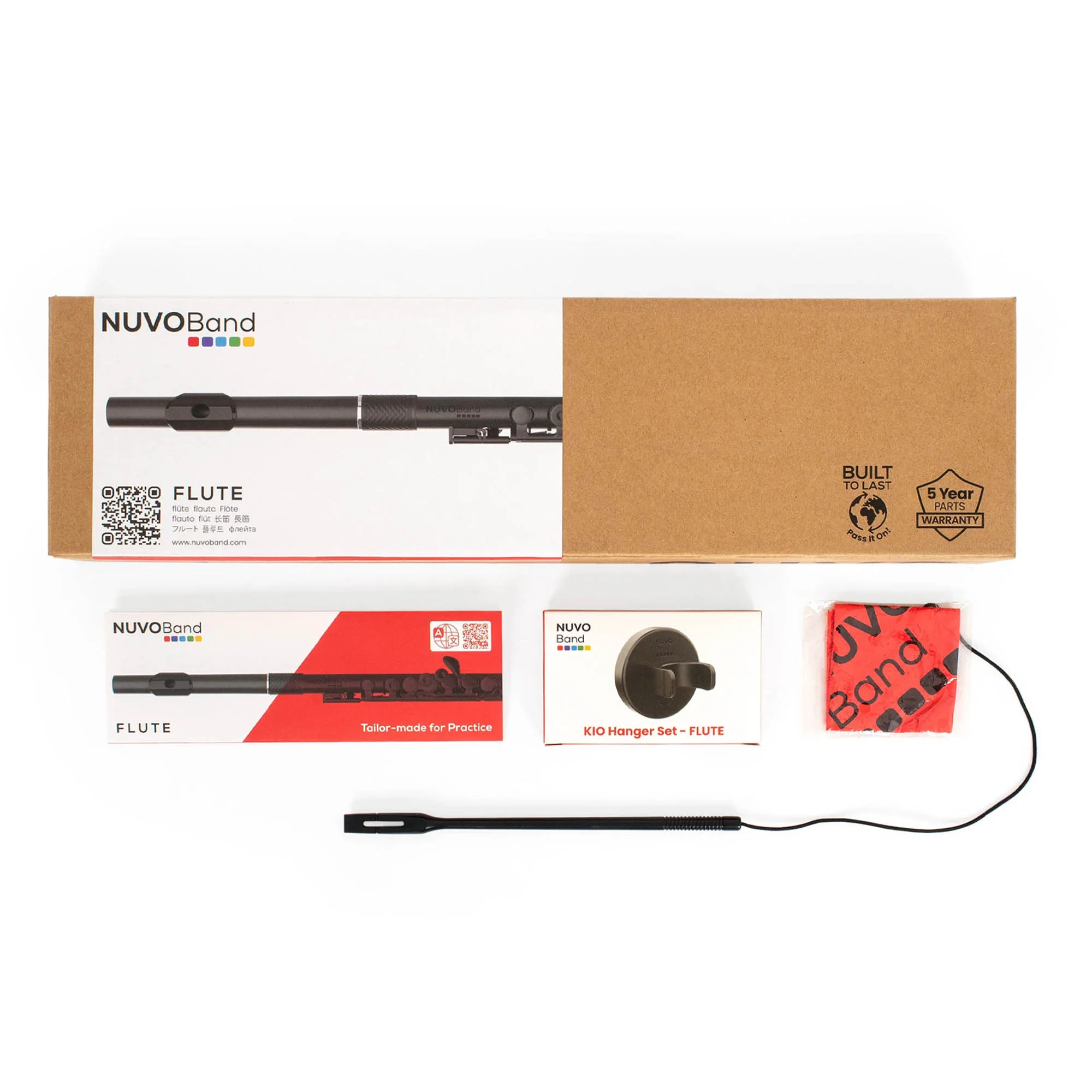NUVOBand Student Flute Outfit - Image 9