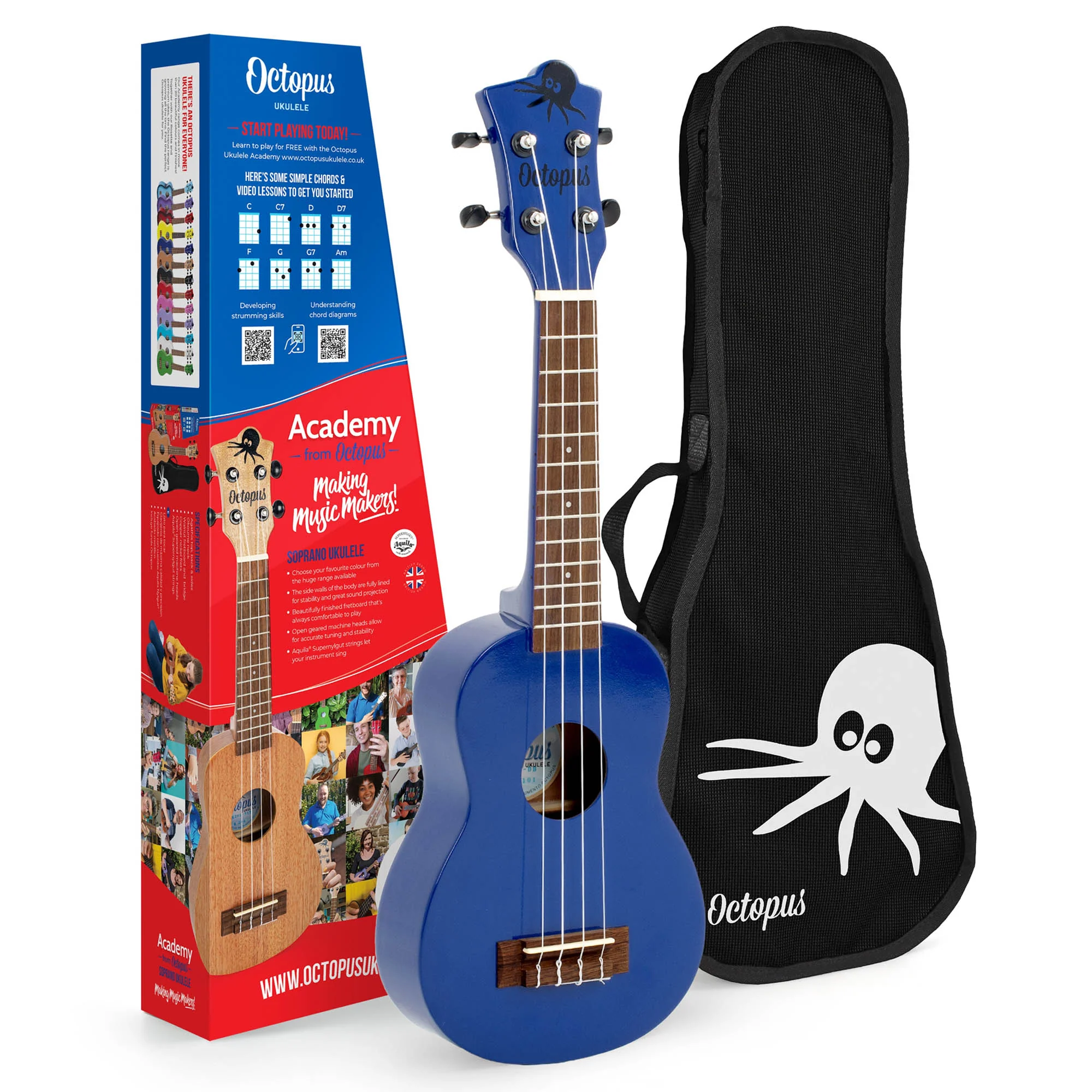 Octopus Academy Soprano Ukulele - Image 3