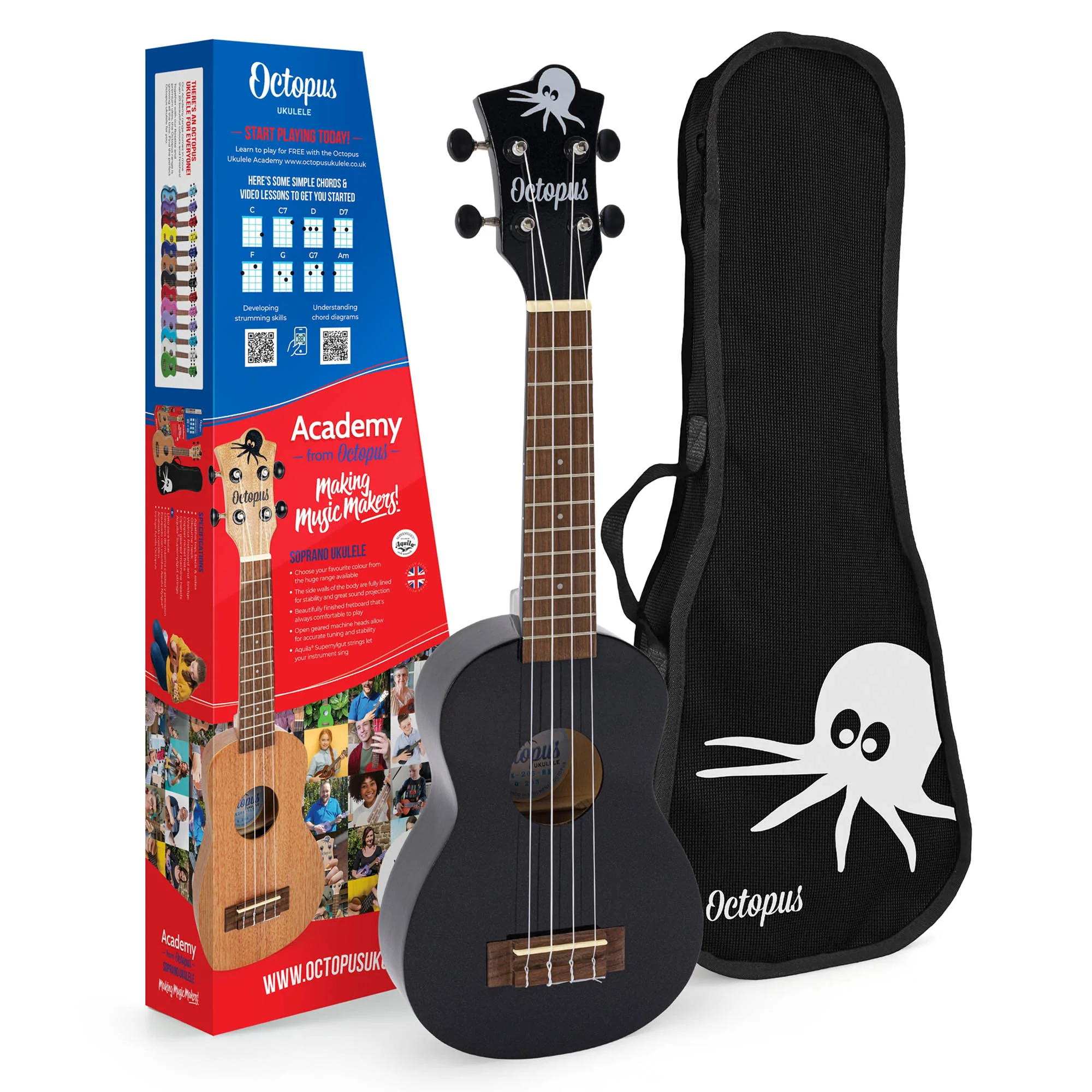 Octopus Academy Soprano Ukulele - Image 4