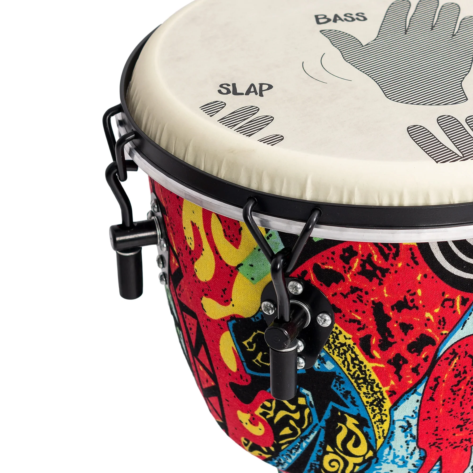 Percussion Plus Slap Djembe - Mechanically Tuned - Image 10