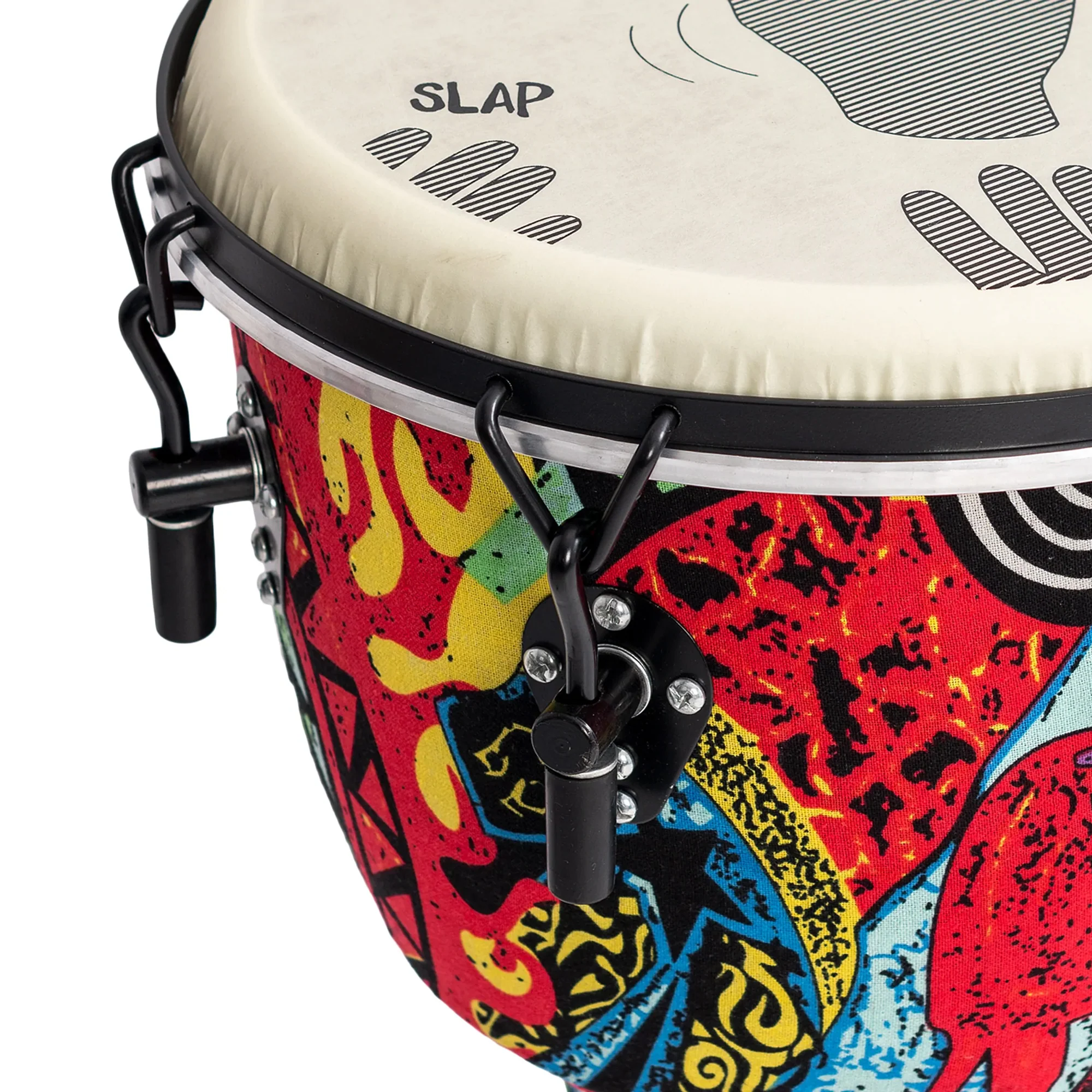 Percussion Plus Slap Djembe - Mechanically Tuned - Image 16