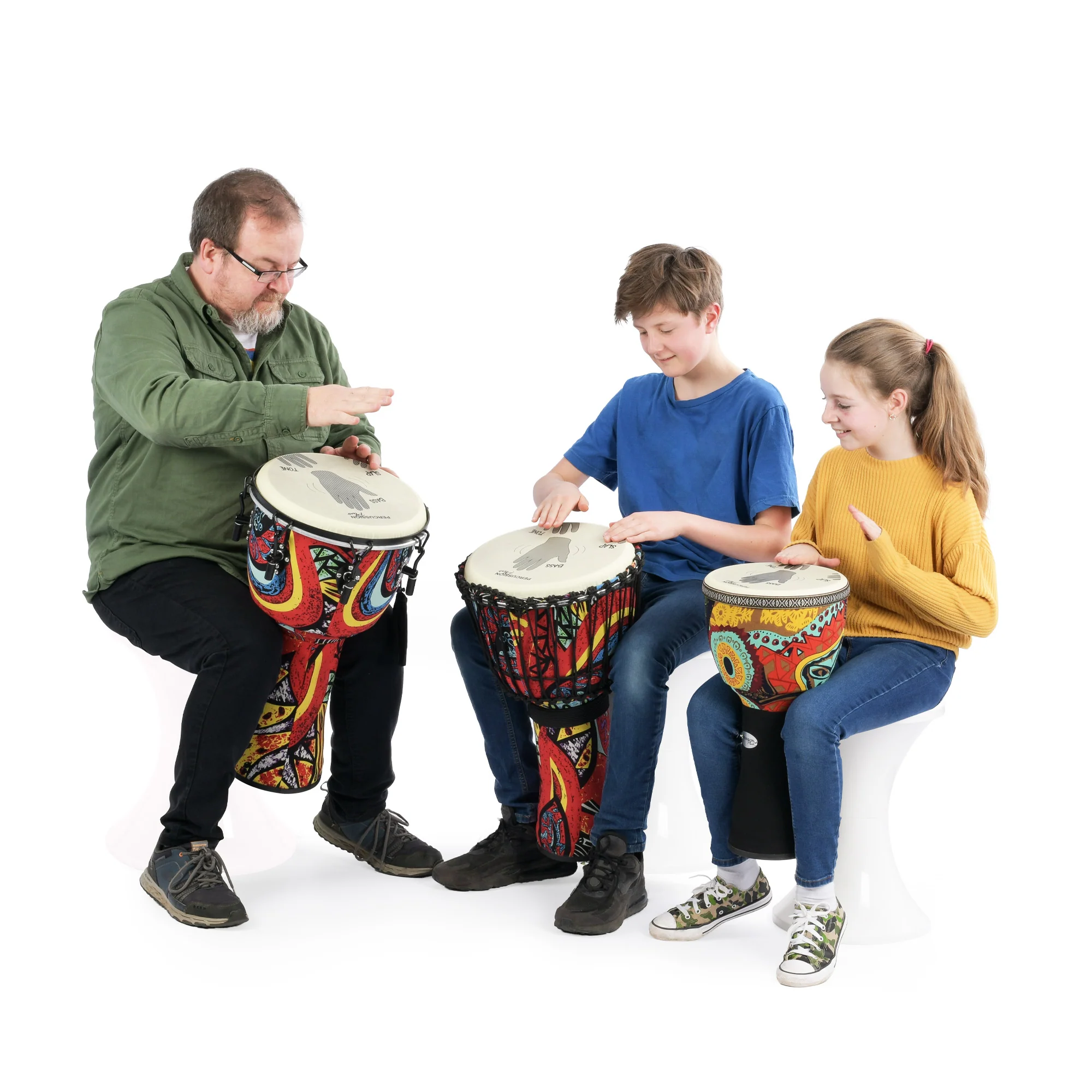 Percussion Plus Slap Djembe - Mechanically Tuned - Image 20