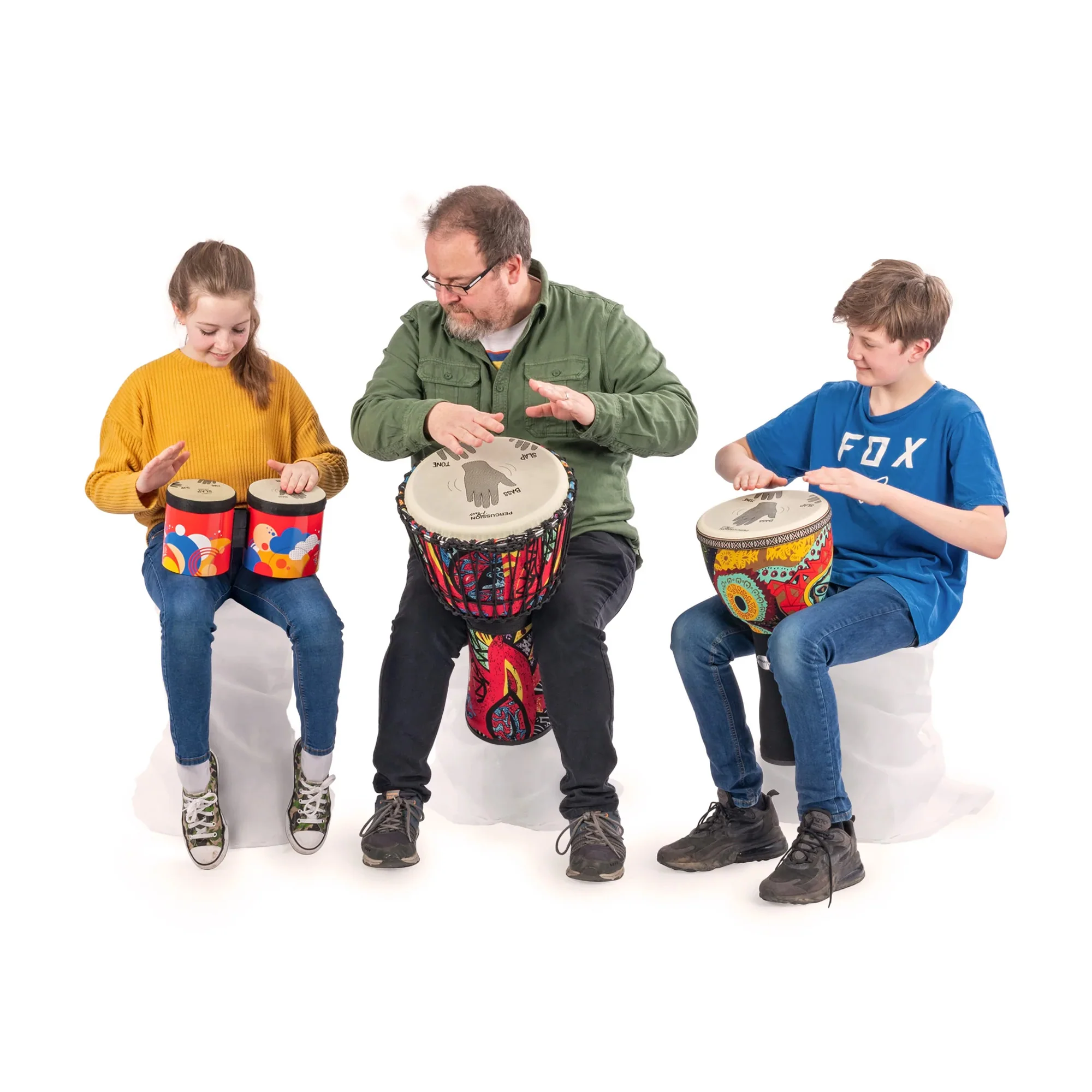 Percussion Plus Slap Djembe - Rope Tuned - Image 7