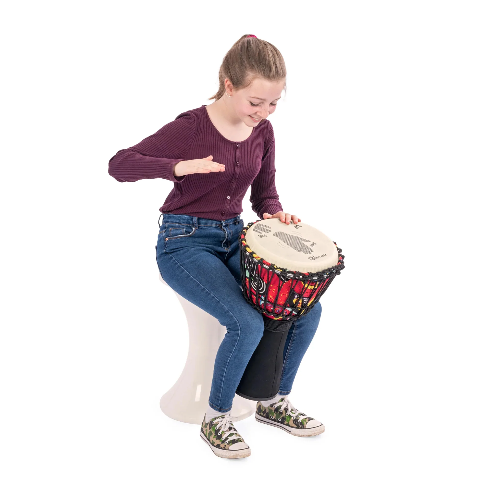 Percussion Plus Slap Djembe - Rope Tuned - Image 8