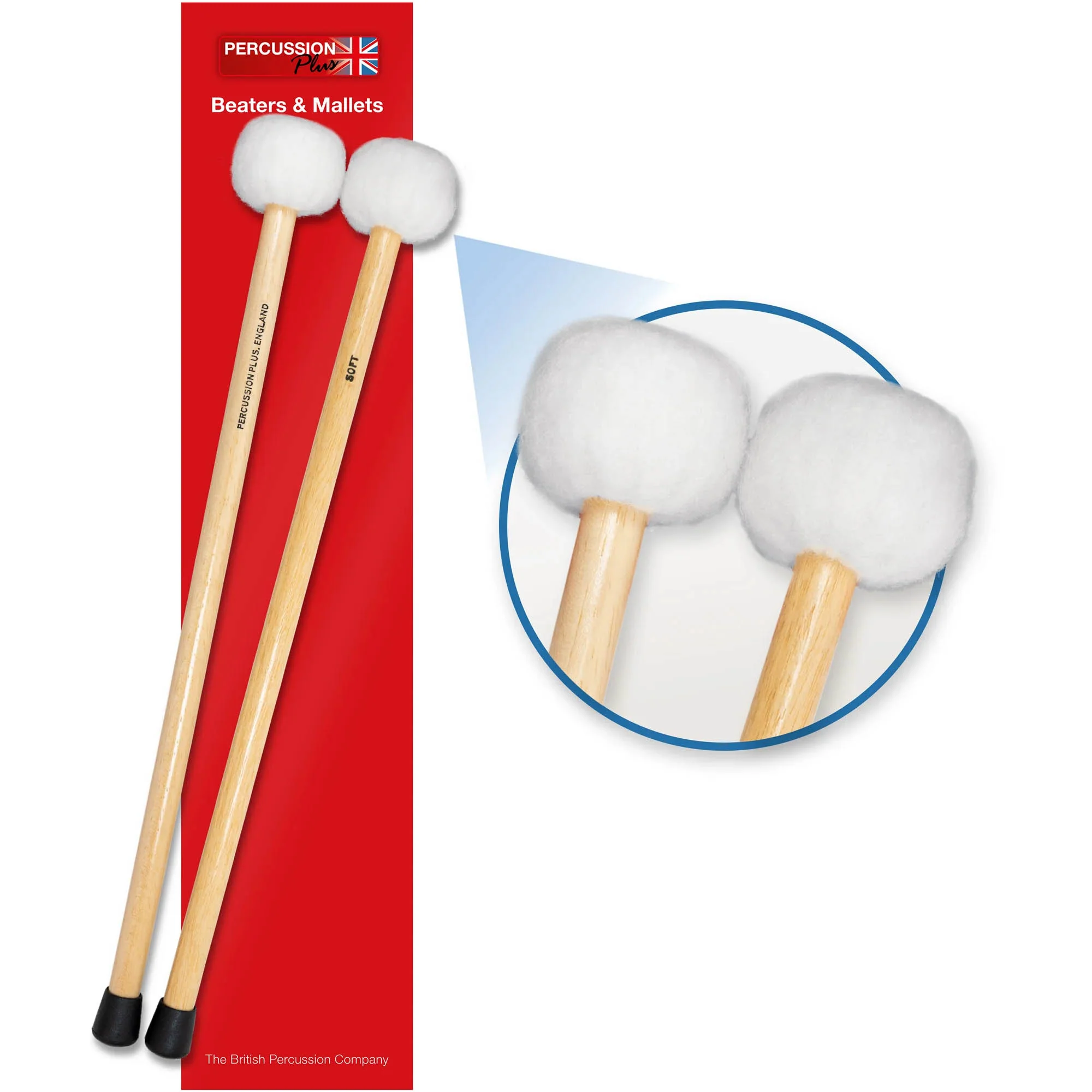 Percussion Plus Timpani Mallets Pair - Soft - Image 3