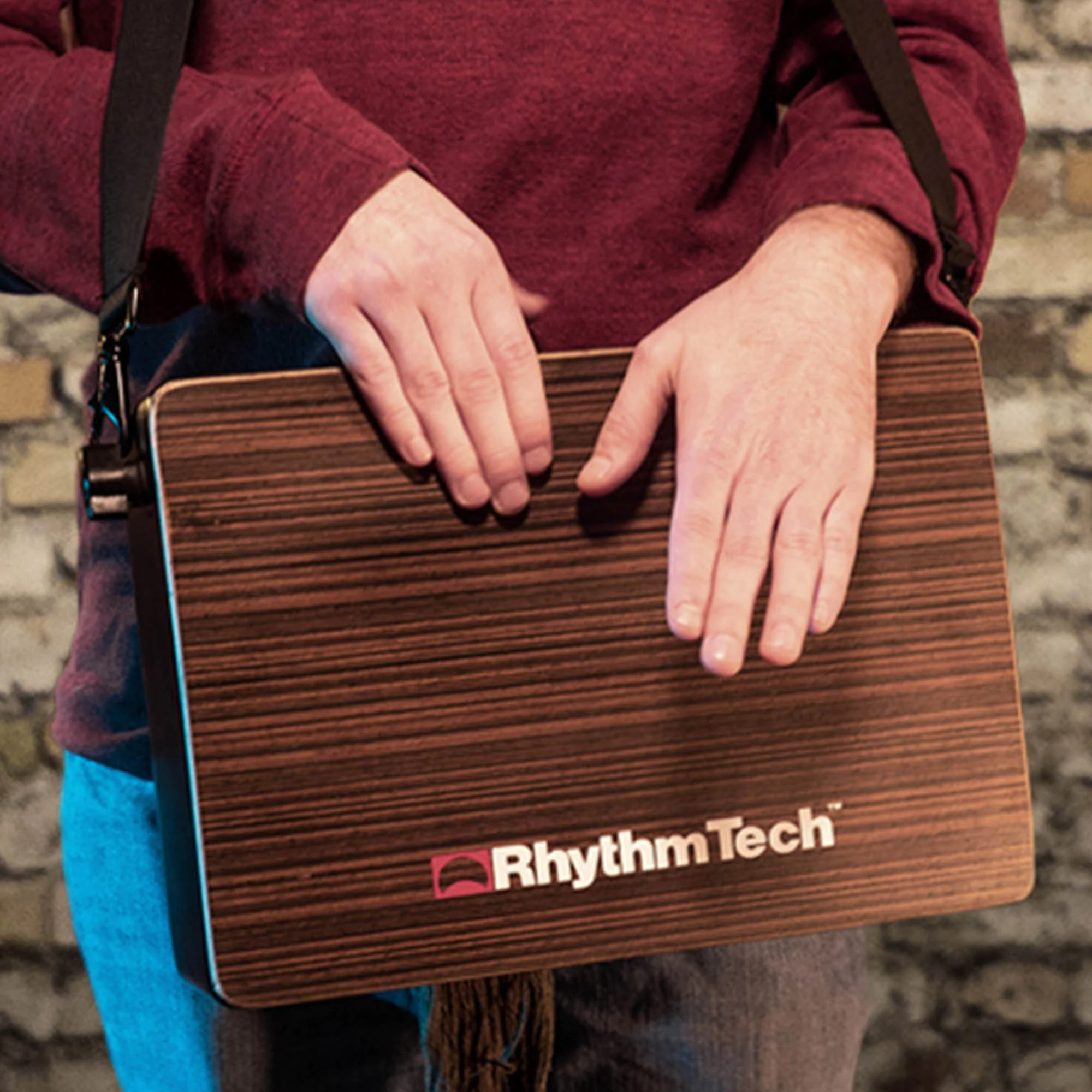 Rhythm Tech Lap Cajon with Strap - Image 6