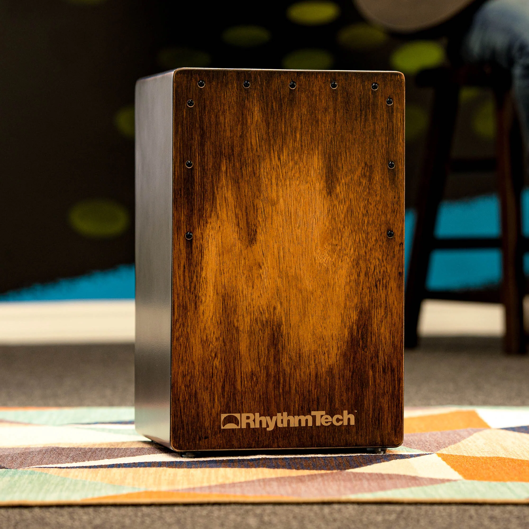 Rhythm Tech Street Cajon - Rich Rustic Burst - Image 5