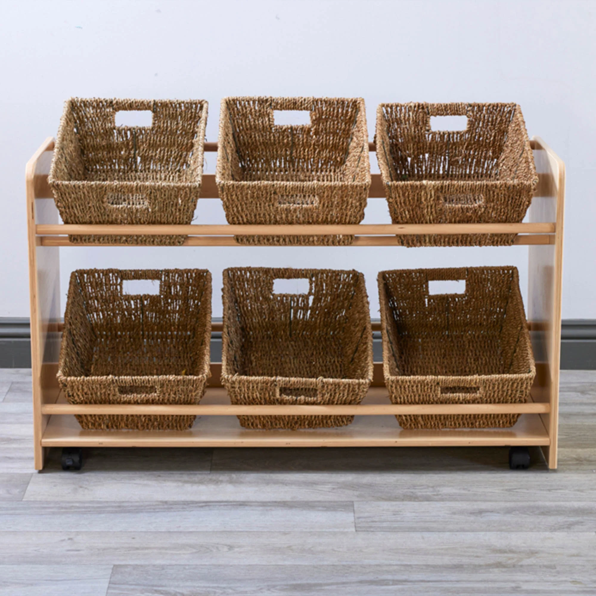 Cosy Rookie Range Mobile Open Shelves with Baskets - Image 2