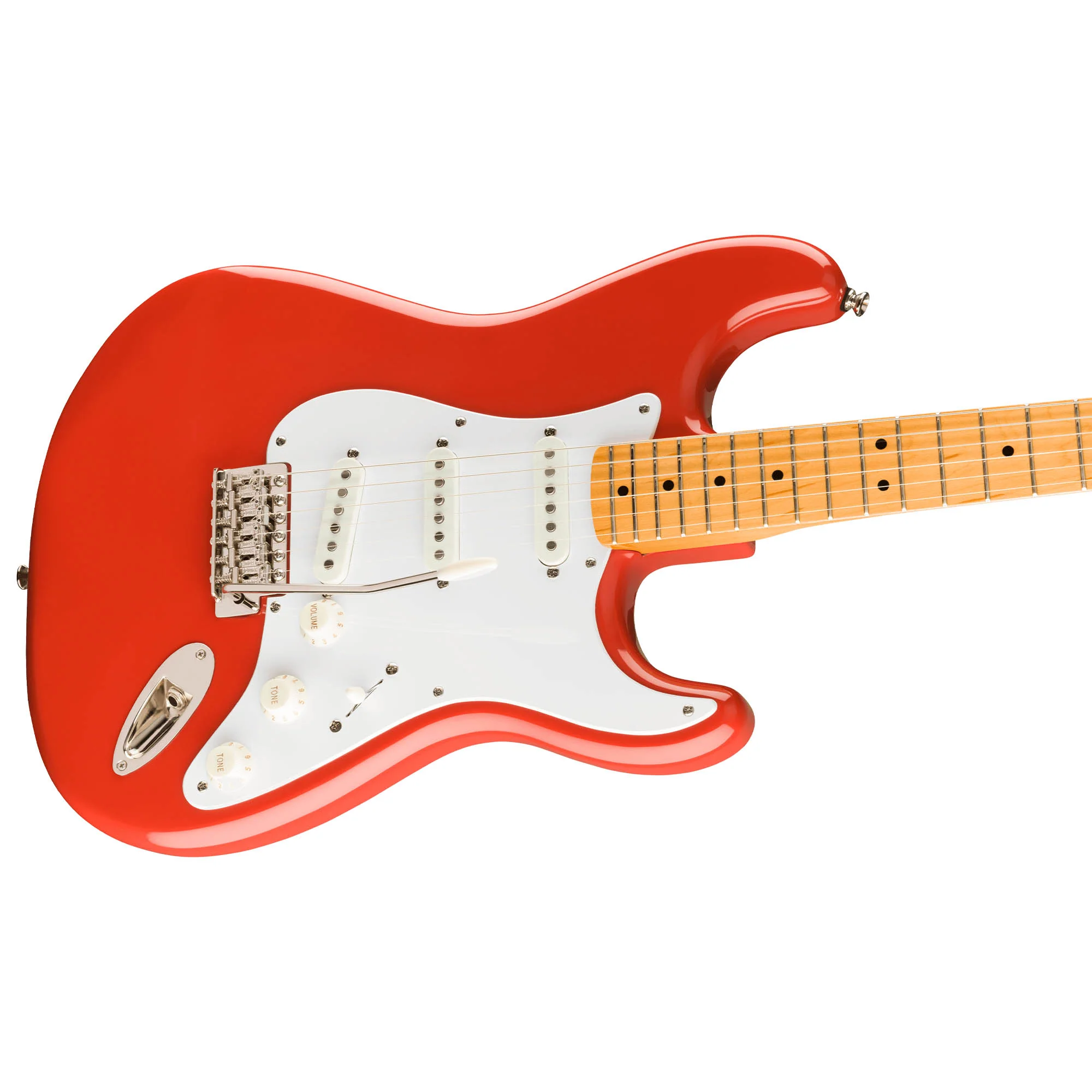 Squier Classic Vibe '50s Stratocaster Electric Guitar - Fiesta Red - Image 3