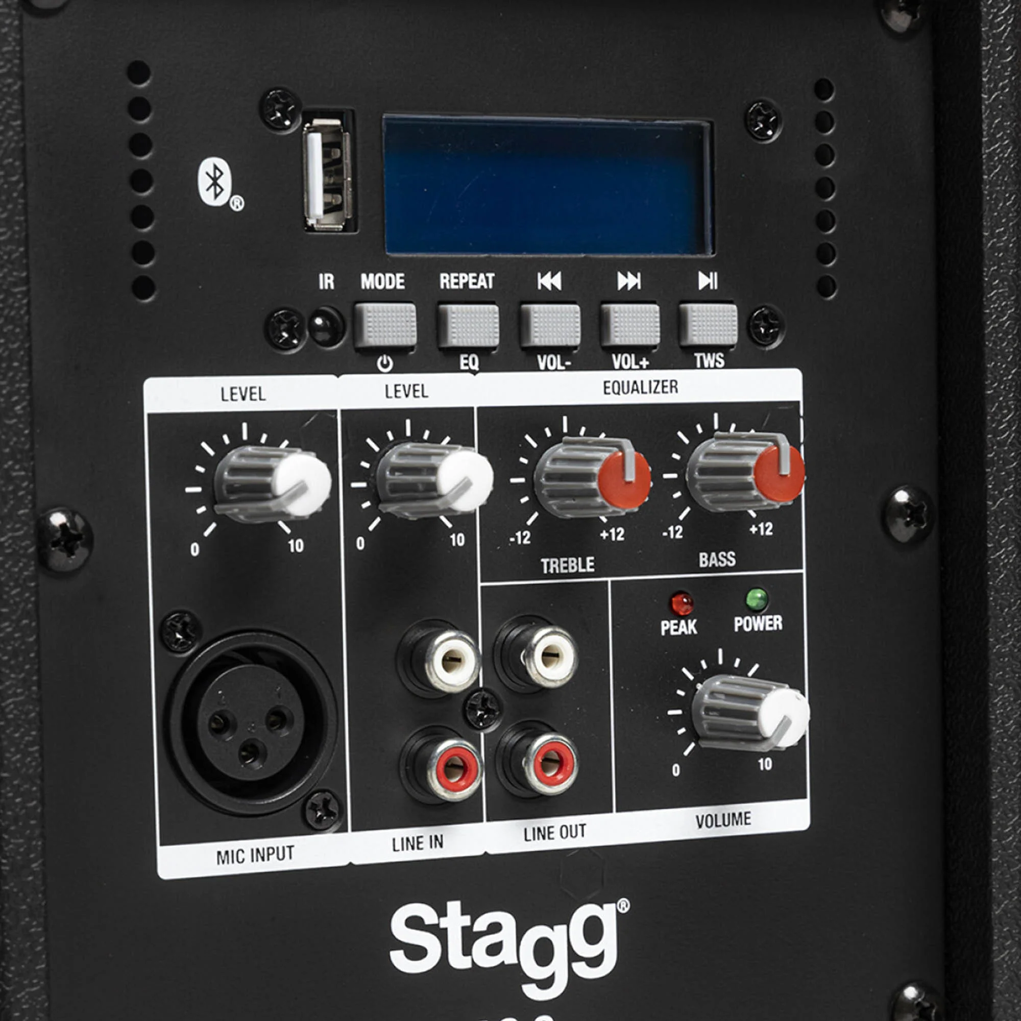 Stagg 8 Inch Active Speaker 125W with Bluetooth - Image 3