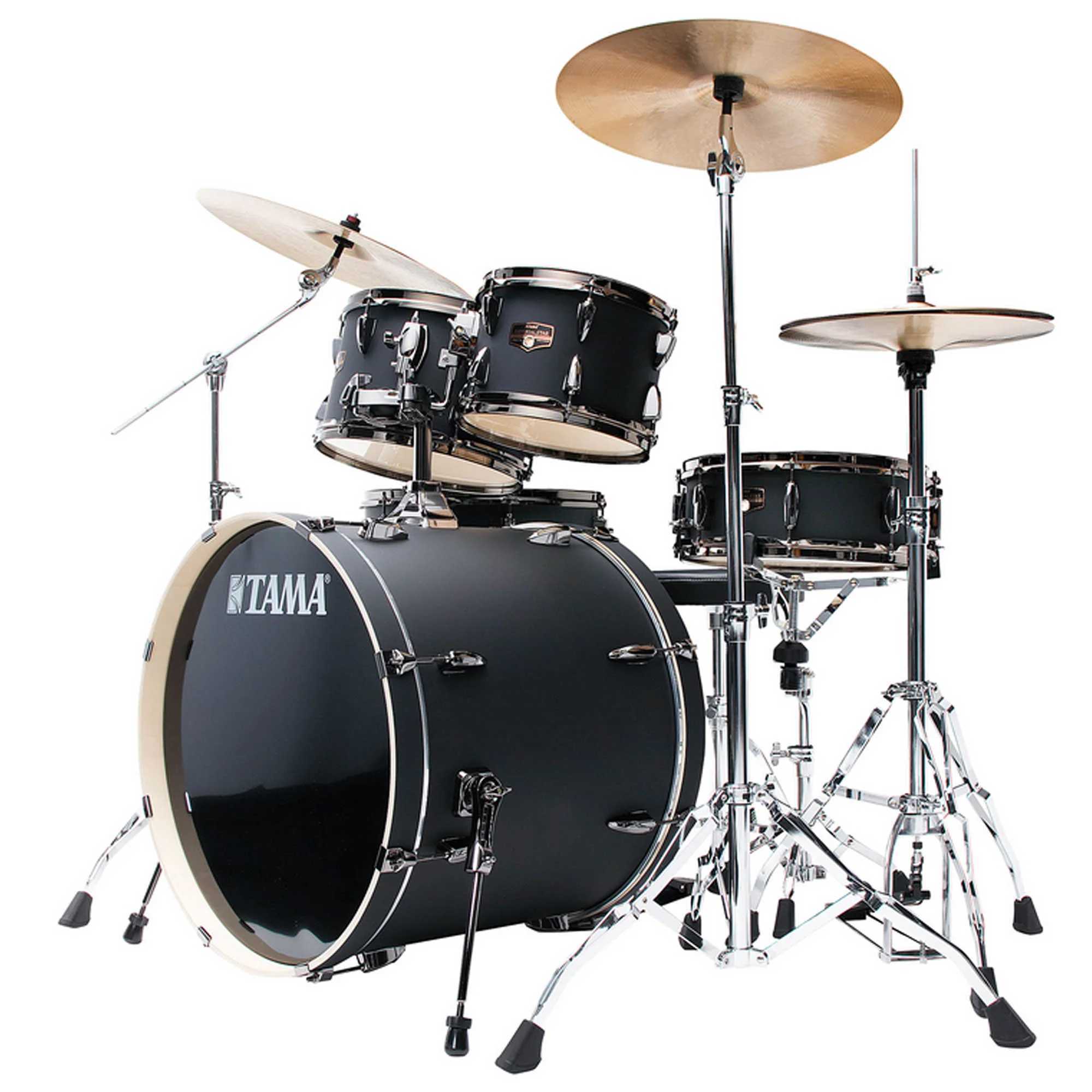 Tama Imperialstar 20 Inch 5 Piece Drum Kit - Blacked Out Black - Image 2