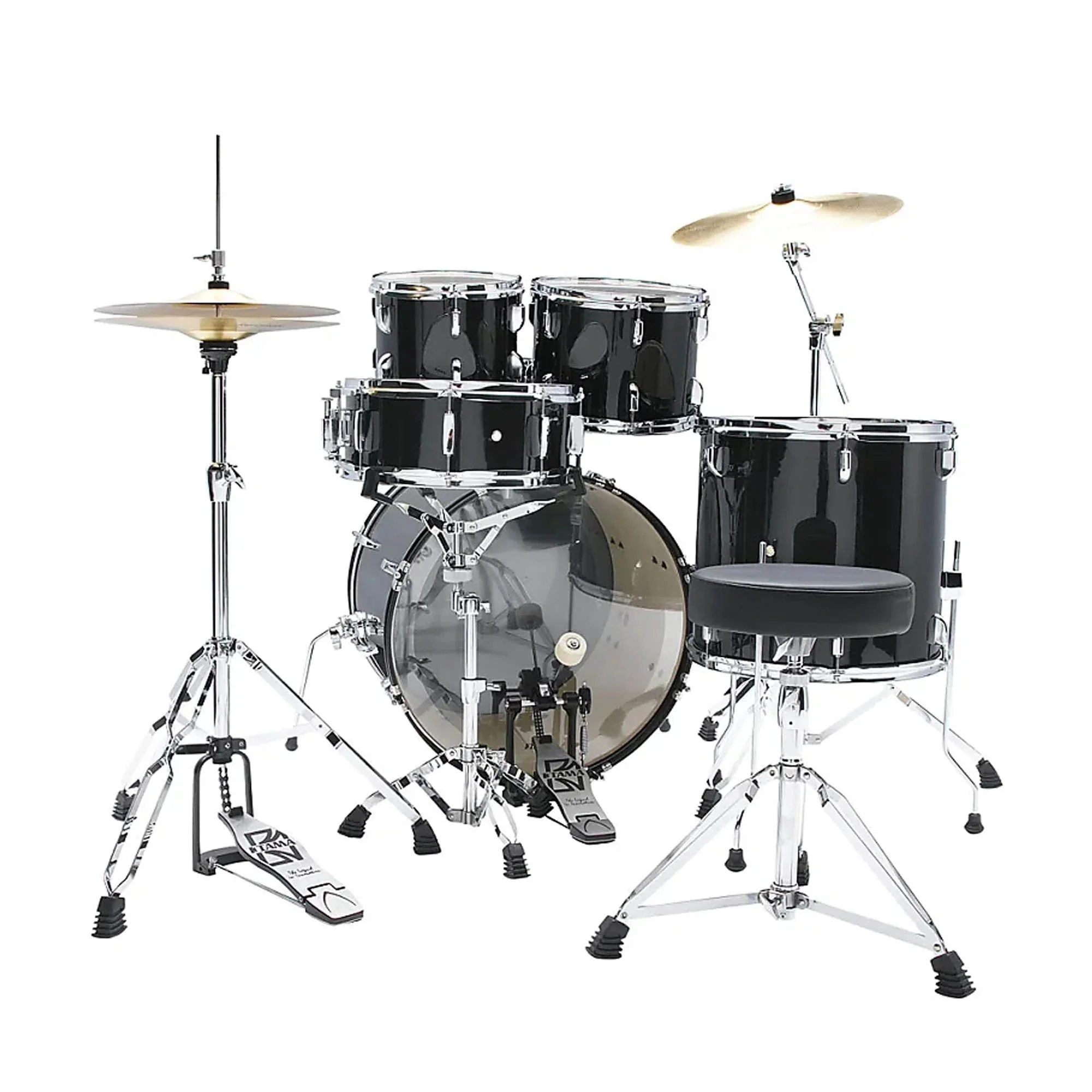 Tama Stagestar 20 Inch 5 Piece Drum Kit - Black Night Sparkle - Image 3