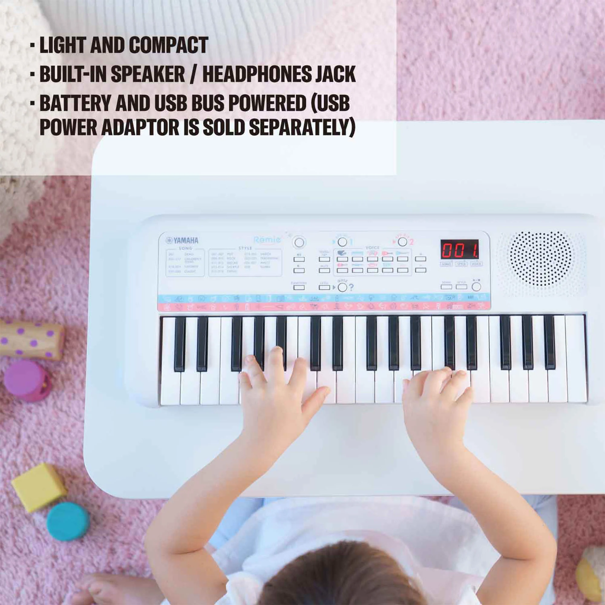 Yamaha PSS-E30 Mini Key Portable Keyboard - Image 2